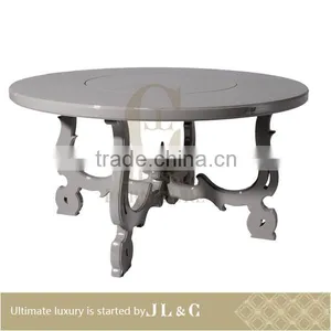 Marble Top Steel Frame Dining Table Set for Sale 2014 New Design AT00-14 From JL&C Furniture thumbnail-2