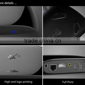 Cloudnetgo Wholesale Uhd 4k 3d 4k Satellite Receiver Kodi 15.2 Amlogic S912 tv Box Ulra 4k Ocat Core tv Box thumbnail-5