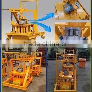 QMR2-45 Small Scale Industries Hollow Block Machine/ Most Selling Products Conrete Blocks Machinery/ Mobile Block Making Machine thumbnail-2
