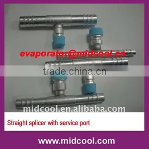 Through Joint With R134 Valve Hose Connector Fitting. thumbnail-1