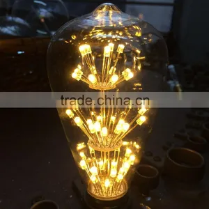 Low Lumen Output 1.8w 360 Degree Led Filament Bulb Light China,LED Decorative Starts E27 Quality Choice thumbnail-2