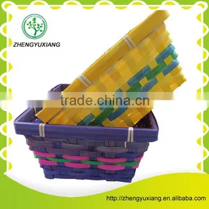 Rectangle Bamboo Vegetable Basket thumbnail-1