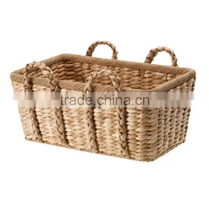Rectangle Natural Seagrass Storage Basket With Handles Quality Choice thumbnail-3