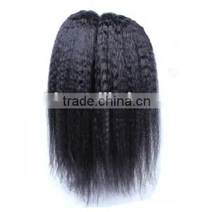 Wholesale 100% Brazilian Virgin Natural Coarse Yaki Hair Extension thumbnail-1