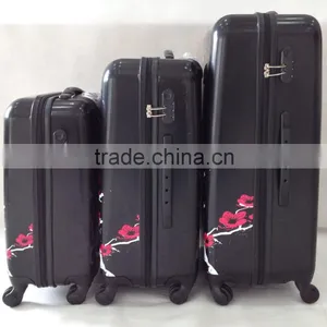Beautiful Sakura Printed Designing Colorful Figures ABS+PC Trolley Luggage Case thumbnail-2