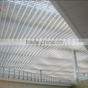 Singapore Airport Aluminum Wave Grid Ceiling(ISO9001,CE) thumbnail-1