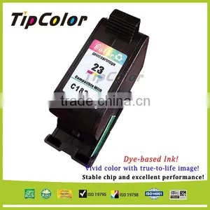 Most Reliable Printing Compatible HP23 Ink Cartridge C1823D Super Black thumbnail-1