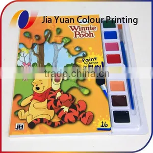 Full Coloring Story Book Printing Services With Color Water Brush thumbnail-1