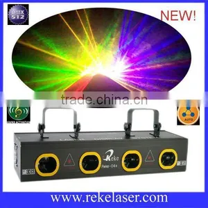 Four Lens Four Colors Rgpy Motor Beam Professional Stage Laser Light thumbnail-1