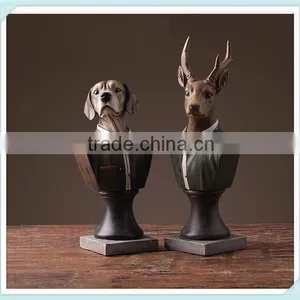 Resin Hand Carving Animal Statue Resin Animal Statue for Home Decoration thumbnail-1