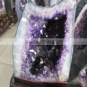 Rough Healing Large Brazil Amethyst Geode for Sale thumbnail-1