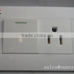 110V American Design 3 Gang 1Way Wall Electric Light Switch Pc Big Button thumbnail-5