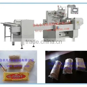 New Design Single Row Biscuit/Wafer On Edge Without Tray Packing Machine/Horizontal Biscuit Packaging Machine thumbnail-1