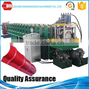 China Supply Color Metal Roof Ridge Cap Roll Forming Machine for Sale thumbnail-2