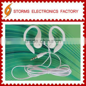 White Sports Earhook for Sports Ear Bud for Radio From Shenzhen Factory thumbnail-1
