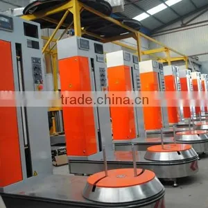 Airport Baggage Stretch Film Wrapping Machine With Weighing Functions thumbnail-1