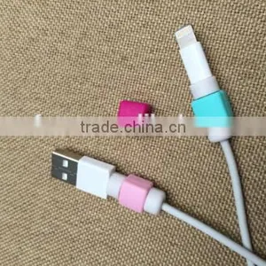 Hot Selling Cellphone Cord Protector , Earphone Cable Protector , Mobile Phone Data Cable Silicone Protector thumbnail-3