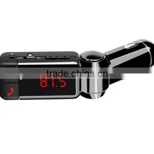 Hands Free Dual Usb Car Charger Wireless Bluetooth fm Transmitter for Car Mp3, Bluetooth Wireless fm Transmitter thumbnail-3