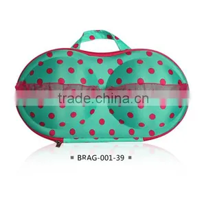 Cheap Wholesale Travel Bra and Underwear Storage Box Case Bra and Panty Bag thumbnail-3