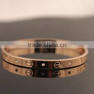 Fashion Stainless Steel Love Fashion Bangle thumbnail-1