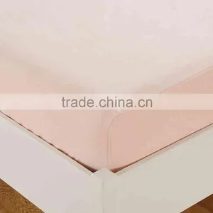 100% Cotton Queen Size Elastic Waterproof Bed Terry Fitted Sheet thumbnail-3