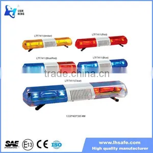 F5 Led Emergency Warning Police Light Bar With Siren Horn Speaker thumbnail-1