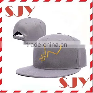 100% Cotton Material 3D Puff Embroidery Korean Snapback Hats thumbnail-1
