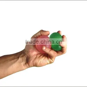 Silicone Grip Hand Finger Massage Decompression Ball Transparent Egg-shaped Vent Ball thumbnail-3