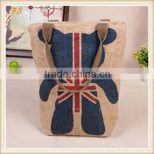 Small Bear Flag Shopping Bag thumbnail-1