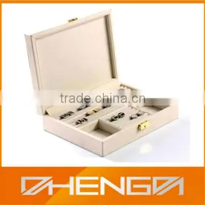 High Quality Customized Made in China Leatherette Box for Cufflinks Packaging thumbnail-1