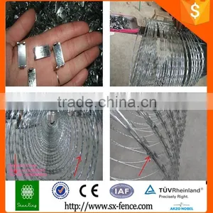 Galvanized High Security Concertina Razor Wire Fence thumbnail-3