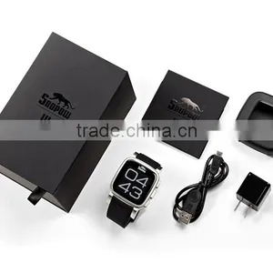 SNOPOW W1 Smartwatch Latest Wrist Watch Mobile Phone With MTK6260A 128MB RAM 64MB ROM 2MP Camera IP68 Waterproof Smartwatch thumbnail-3