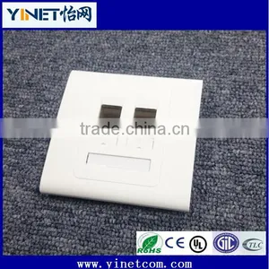 RJ45 Keystone Jack Faceplates With 2 Ports CAT5E CAT6 Available thumbnail-3