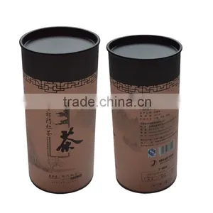 Customized Brown Paper Tube Manufacturer for Tea Caddy Tea Canister thumbnail-1