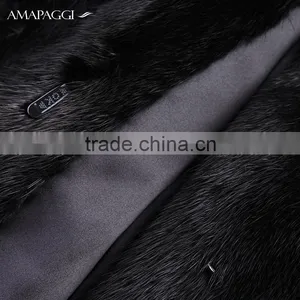 Wholesale Fashion Short Mink Fur Coat Hooded thumbnail-4