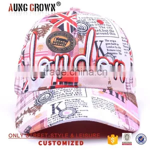 Promotion Custom Printed 100% Cotton Baseball Cap thumbnail-2