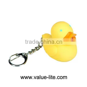 Hot Sale Plastic Led Keychain Light With Sound Button Cell Different Shape Led Light Keychain thumbnail-1