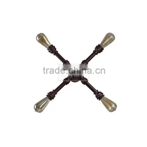 Industrial Metal Pipe Loft Wall Lamp Filament Wall Sconce Wall Mount thumbnail-1