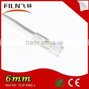 Plastic Waterproof 8mm 380v Yellow Blue Red Green White Led Indicator Lamp Cover thumbnail-1