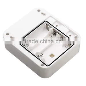 Battery Powered Wireless PIR LED Motion Sensor Night Light For Bedroom Stair Hallway White thumbnail-6