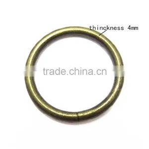 Decorative Brass Metal Handbag O Ring , Round Ring thumbnail-2