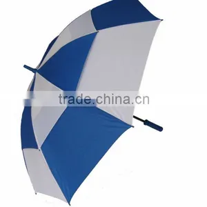 High Quality Rain Umbrella Windproof Double Canopy Golf Umbrellas With Air Vent thumbnail-3