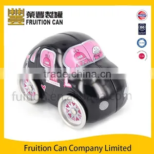 Car Tin With Moving Wheels Tin Can Tin Can Metal Tin Box Use Cookie Tin Coffee Tin thumbnail-1