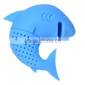 Cute Animal Shark Dolphin Shaped Silicone Tea Infuser Strainer thumbnail-2