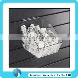 Acrylic Slat-wall Fittings Storage Bins Slat-wall Accessories Acrylic thumbnail-1
