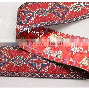 Hot Selling Ethnic 4cm Width Polyetser Jacquard Ribbon Wholesale thumbnail-5
