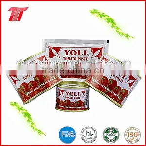 Double Concentrated Sachet Tomato Paste OF YOLI Brand With Low Price thumbnail-3