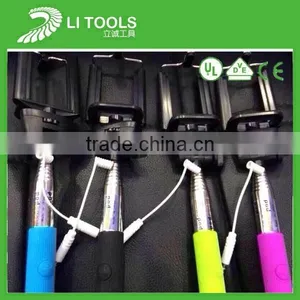 Cheap Handheld Stainless Steel Wand Pole Wire Control Selfie Stick thumbnail-2