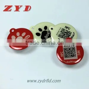 HF 13.56MHz RFID Epoxy Tag NFC Key Fob thumbnail-5