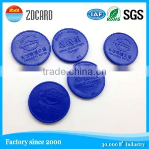 Factory Price Rfid Coin Tags, Button Tags, Metro Ticket Tokens for Transportation thumbnail-2